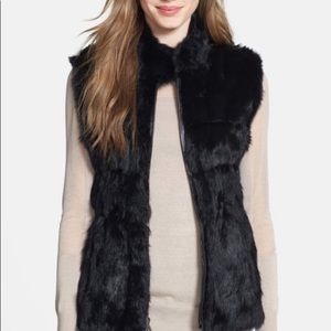 Linda Richards Rex‎ Rabbit Fur Reversible Vest